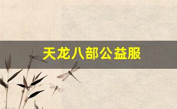 天龙八部公益服(天龙八部公益服发)