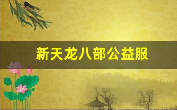 免费天龙八部发布网：新天龙八部公益服(新开天龙八部公益服)