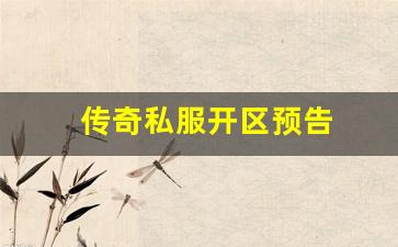 传奇私服开区预告 (3)
