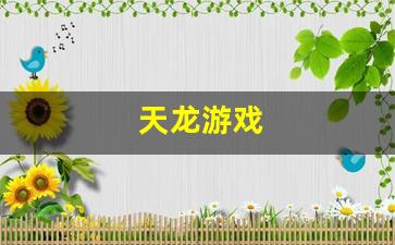 天龙游戏(天龙游戏名字)