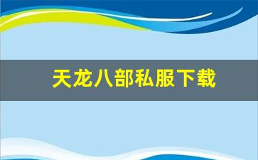 天龙八部私服下载(天龙手游私sf下载) (8)