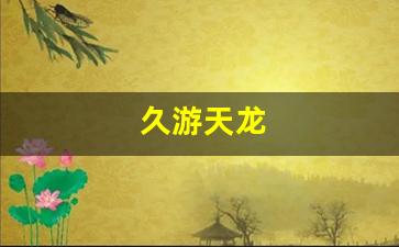 久游天龙(戏游天龙) (2)