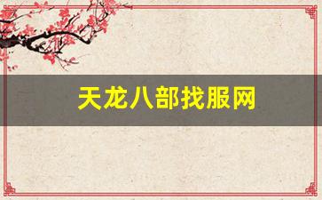 天龙八部找服网(天龙八部找服网站)