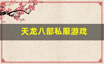 天龙八部私服游戏(天龙八部游戏官网首页) (4)
